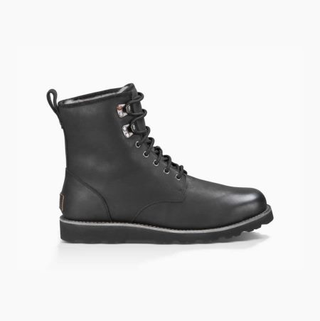 UGG Hannen TL Black Waterproof Boots for Men (SWIO64257)